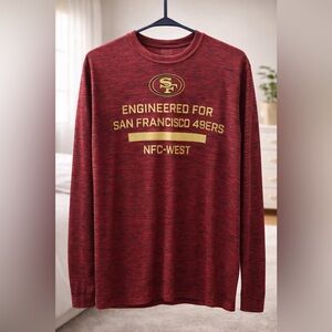 Nike Men’s San Francisco 49ers Red Long Sleeve Shirt